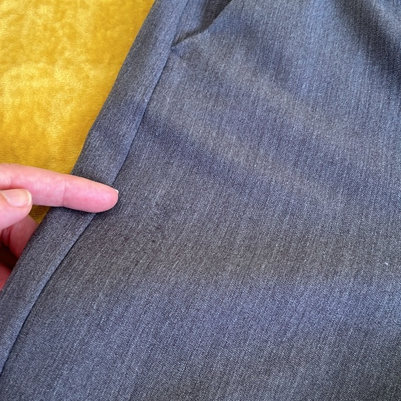 Gray stretch, high waisted slacks - Picture 7 of 7